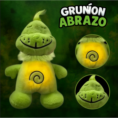 El peluche gruñón que respira contigo