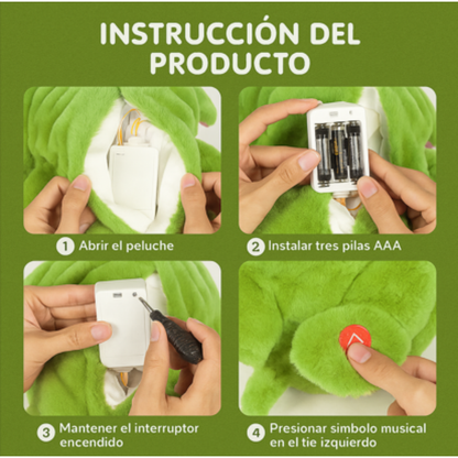 El peluche gruñón que respira contigo